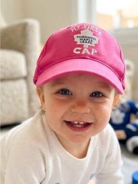 Reebok Pink Toronto Maple Leafs Kids Baseball Cap